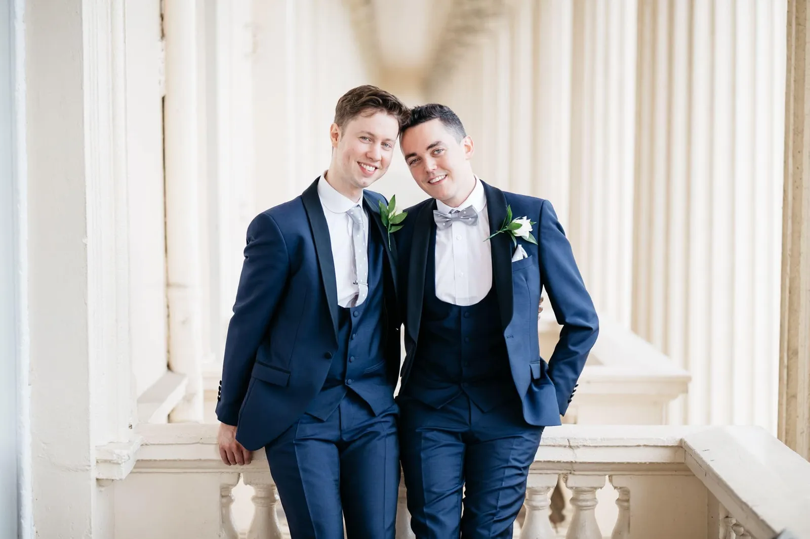Gay wedding couple