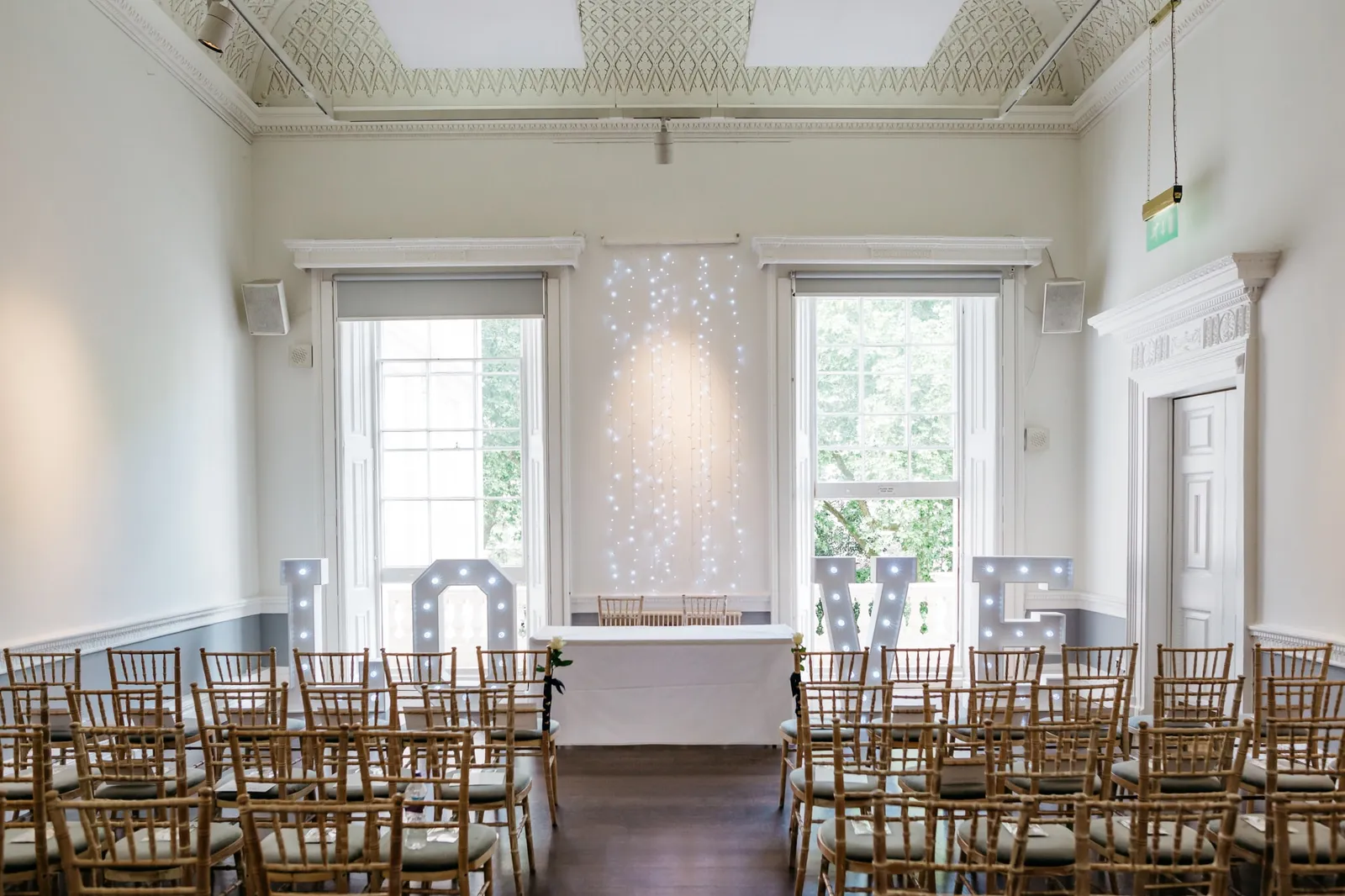 Same sex wedding ceremony room