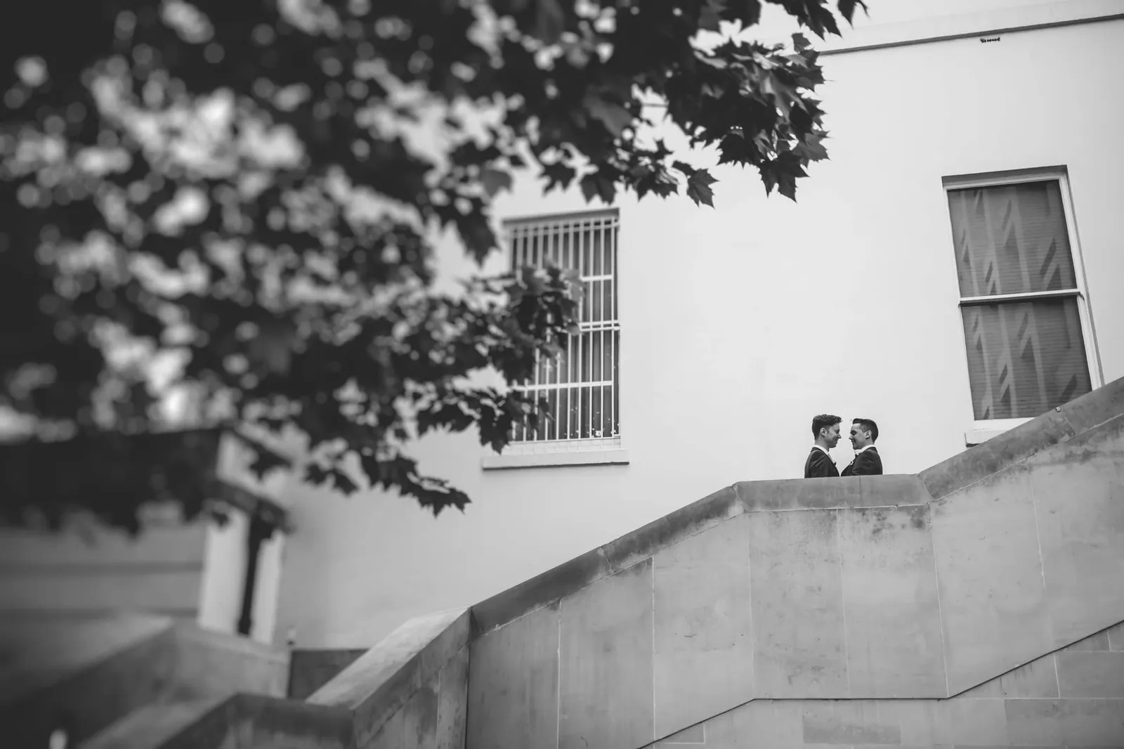 Same sex wedding couple