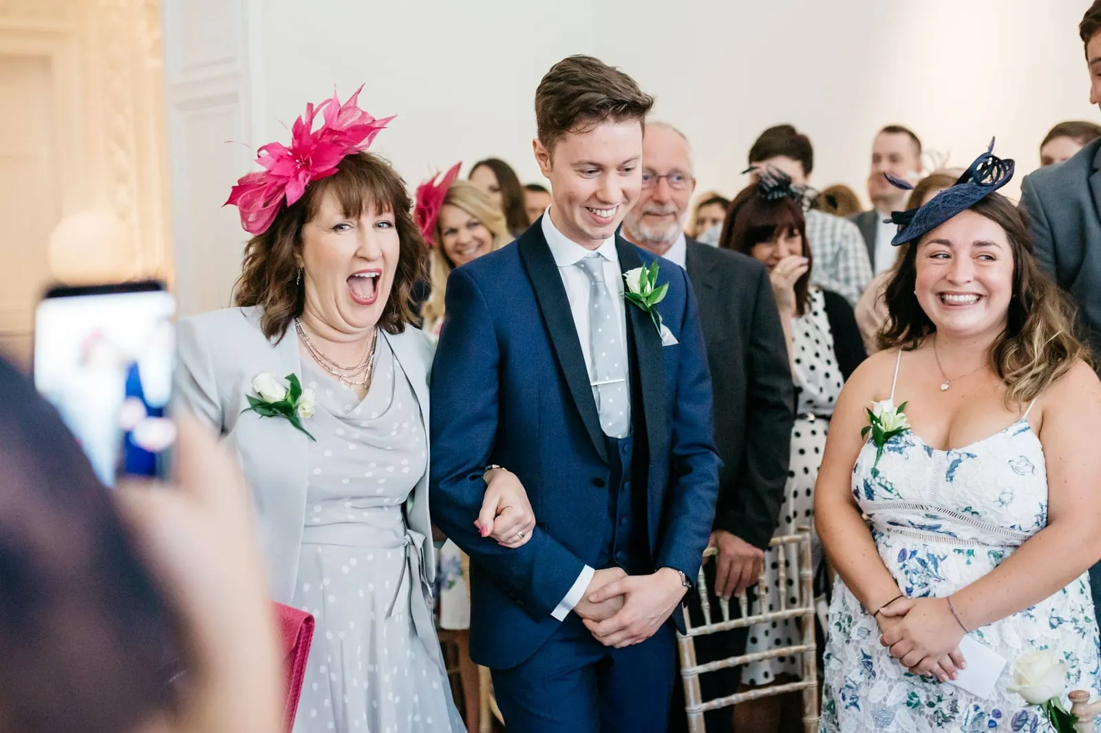 Groom wedding entrance