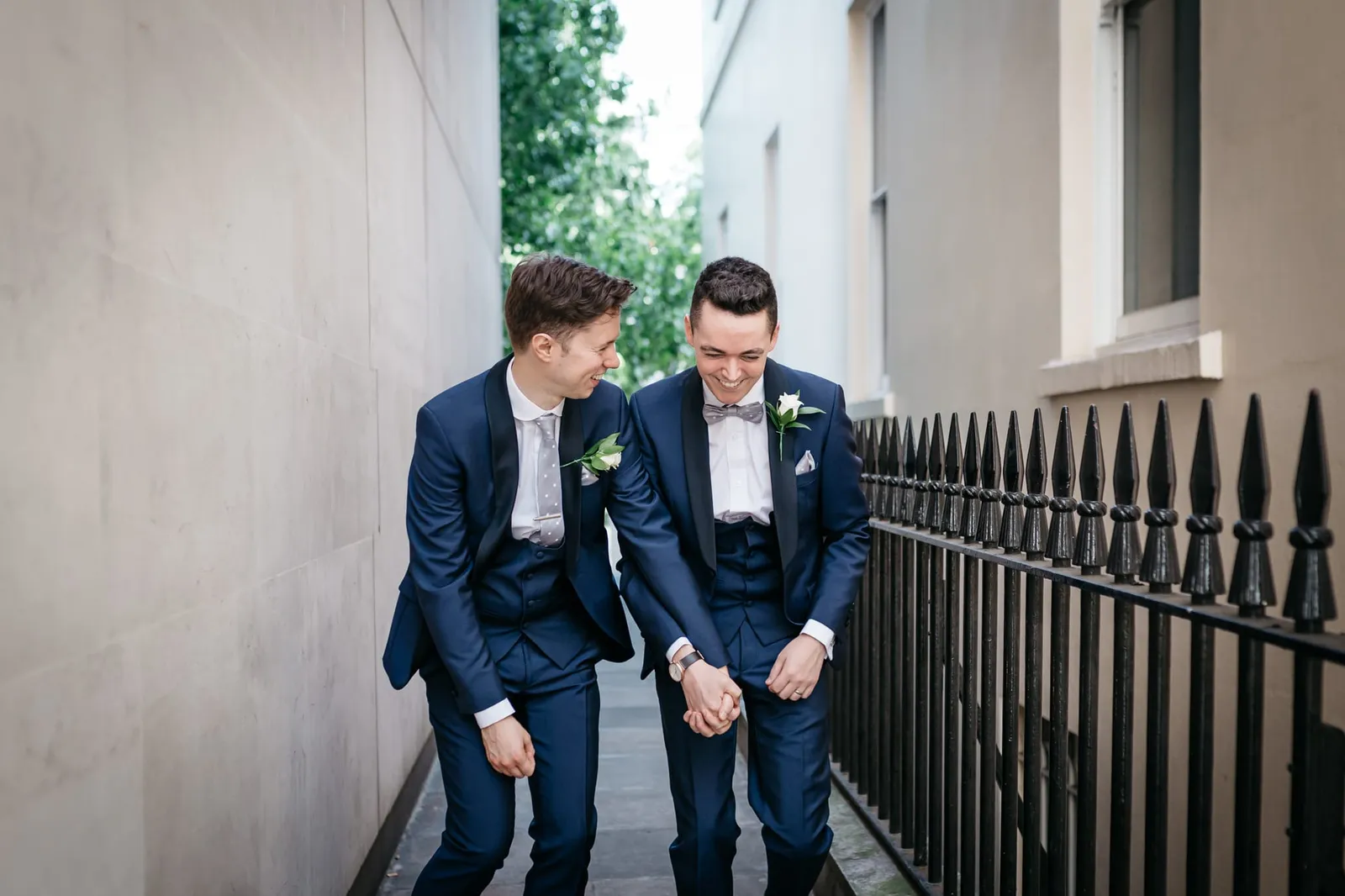 Same sex wedding grooms