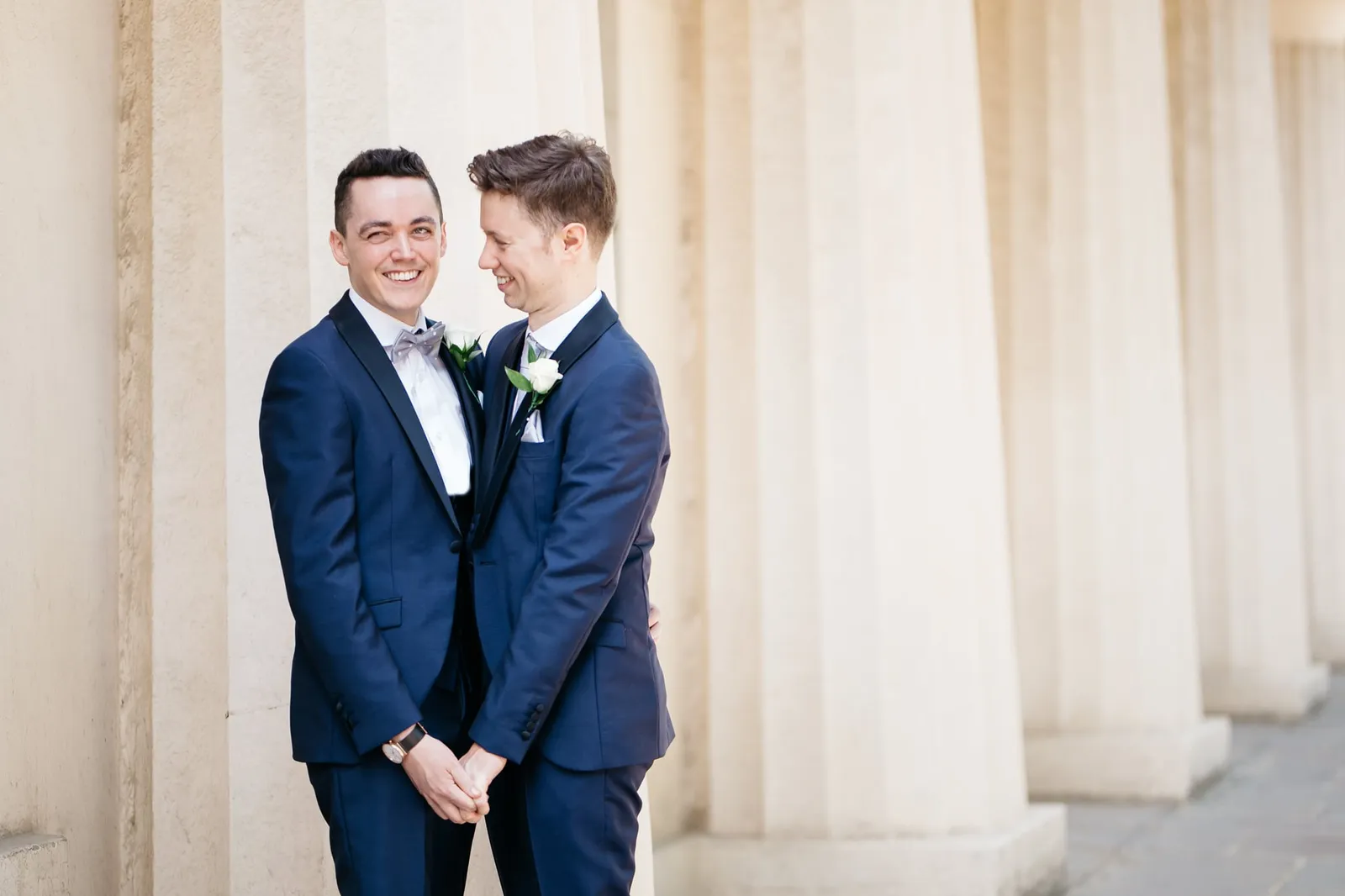 Gay wedding couple