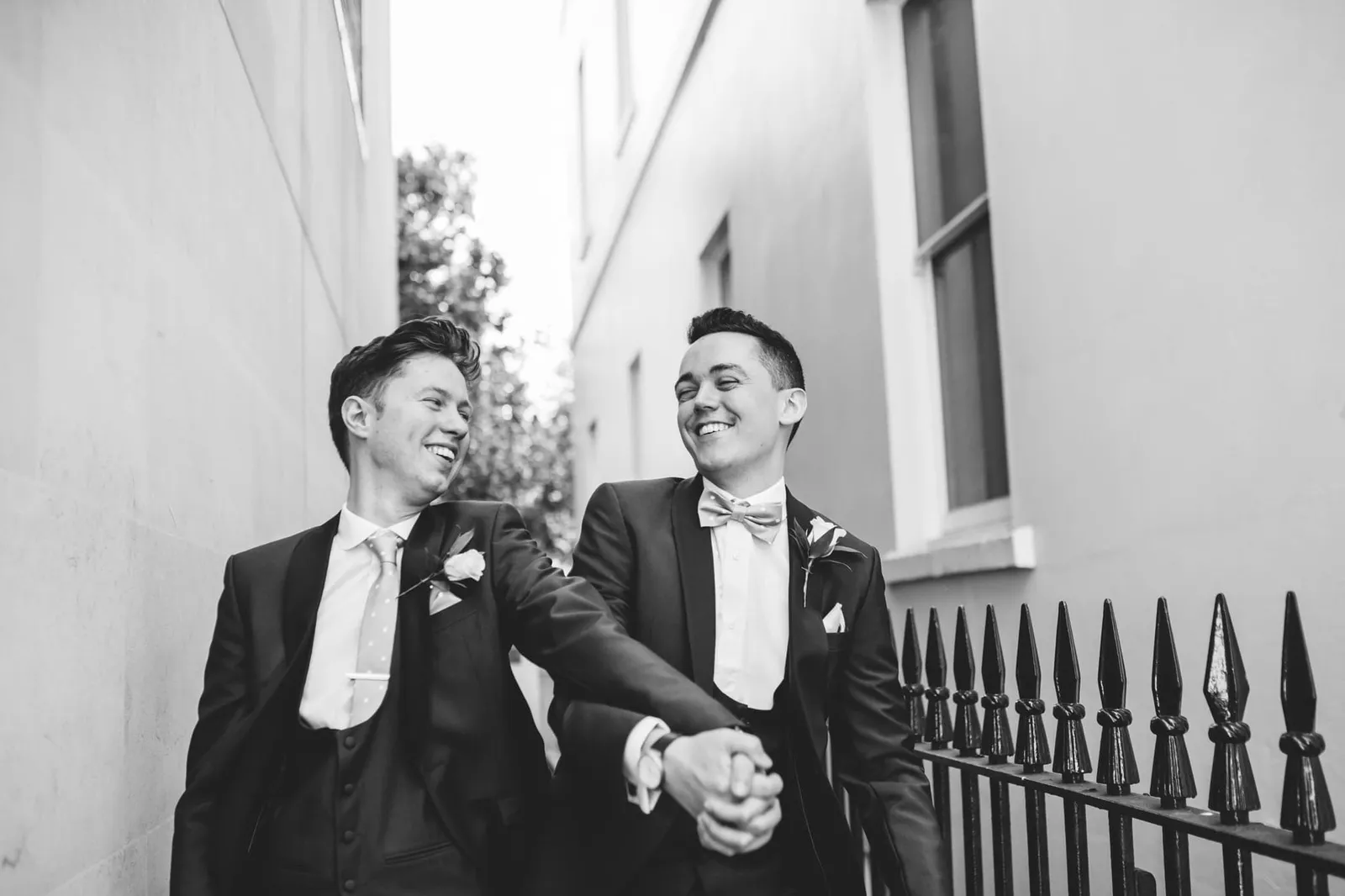 Same sex wedding couple