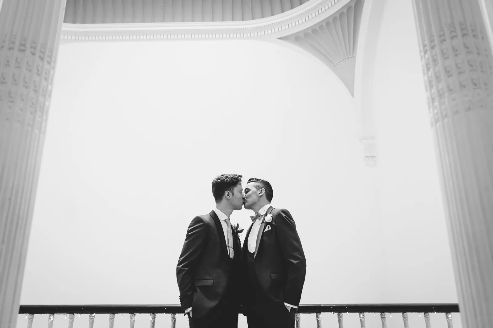 Same sex wedding couple