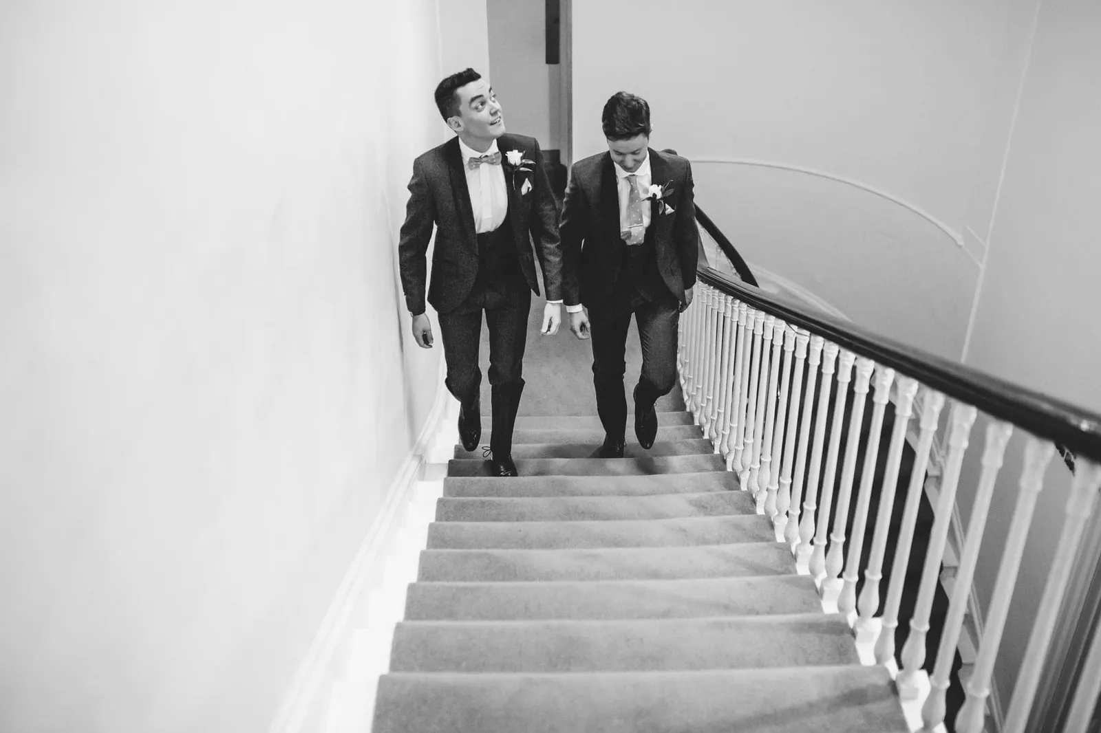 Gay wedding grooms at ICA